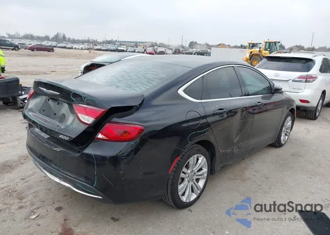 2016 Chrysler 200 Limited z USA, uszkodzony, nr VIN 1C3CCCAB7GN119395